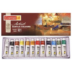 Set di colori acrilici, 12 colori