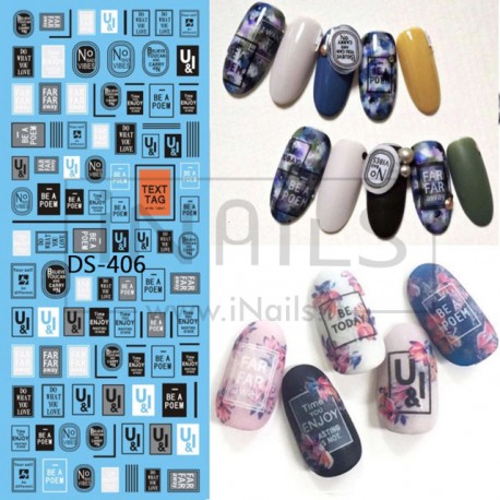 Nail sticker DS 406