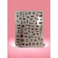 Nail sticker san valentino j0-1286