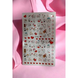 Nail sticker san valentino f106