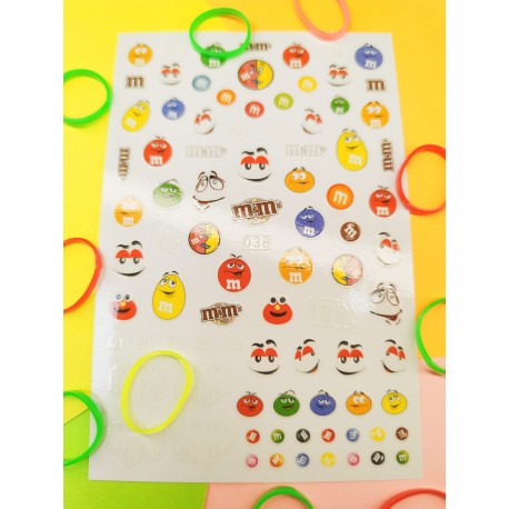 Nail sticker 038 M & M's