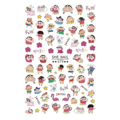 Nail sticker 079 shin chan