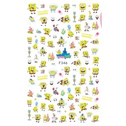 Nail sticker f346 spongebob