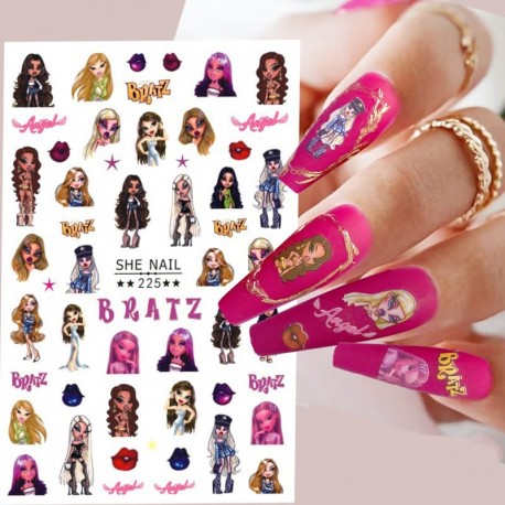 Nail sticker 225 bratz